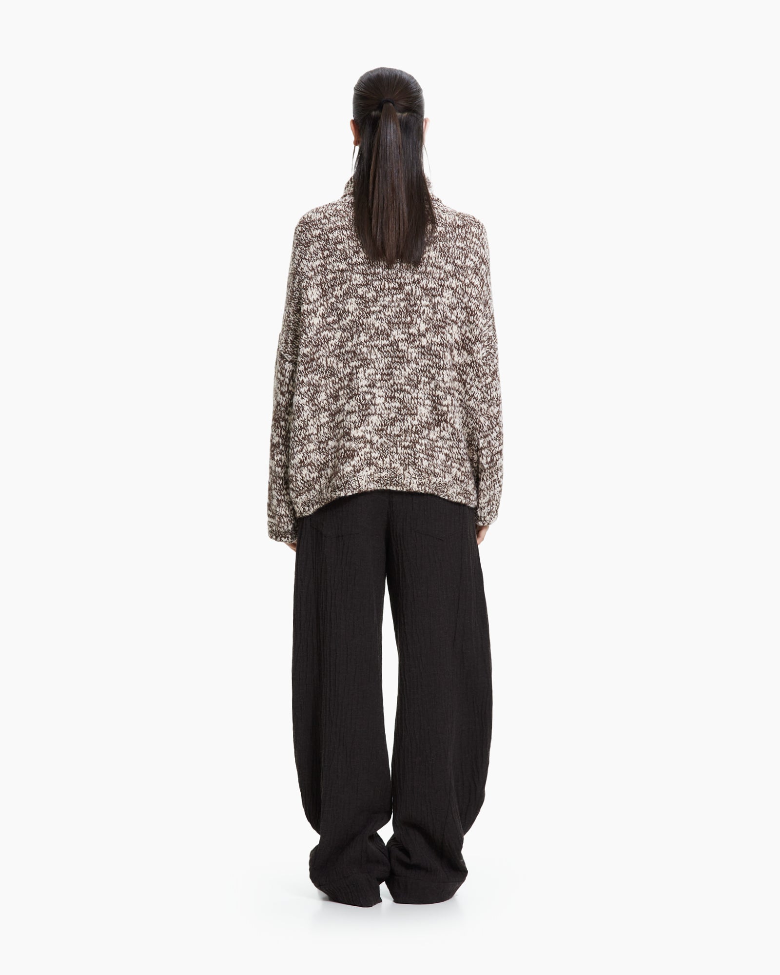 MLO Maglia oversize in maglia mélange