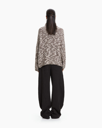 MLO Maglia oversize in maglia mélange