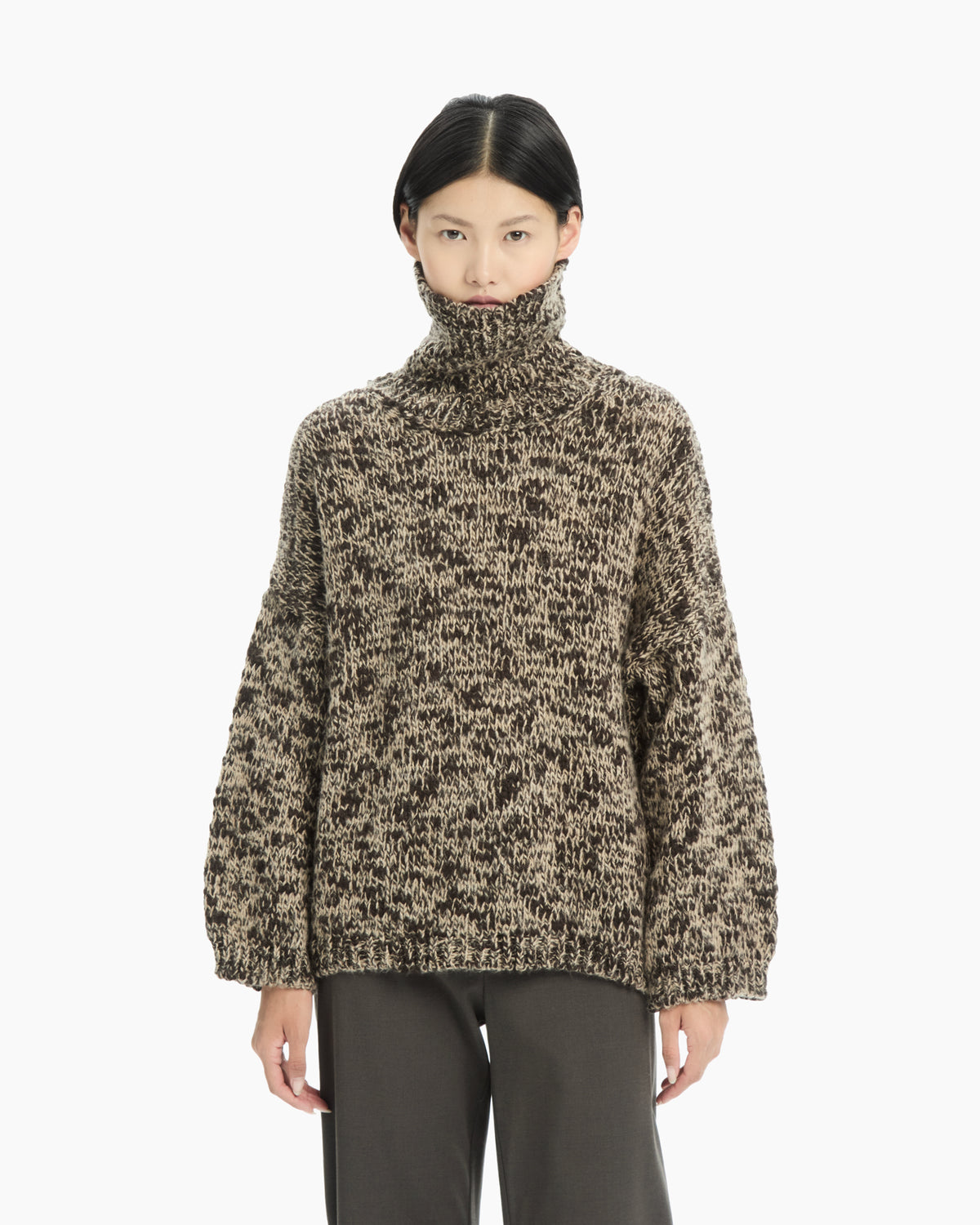 MLO Maglia oversize in maglia mélange