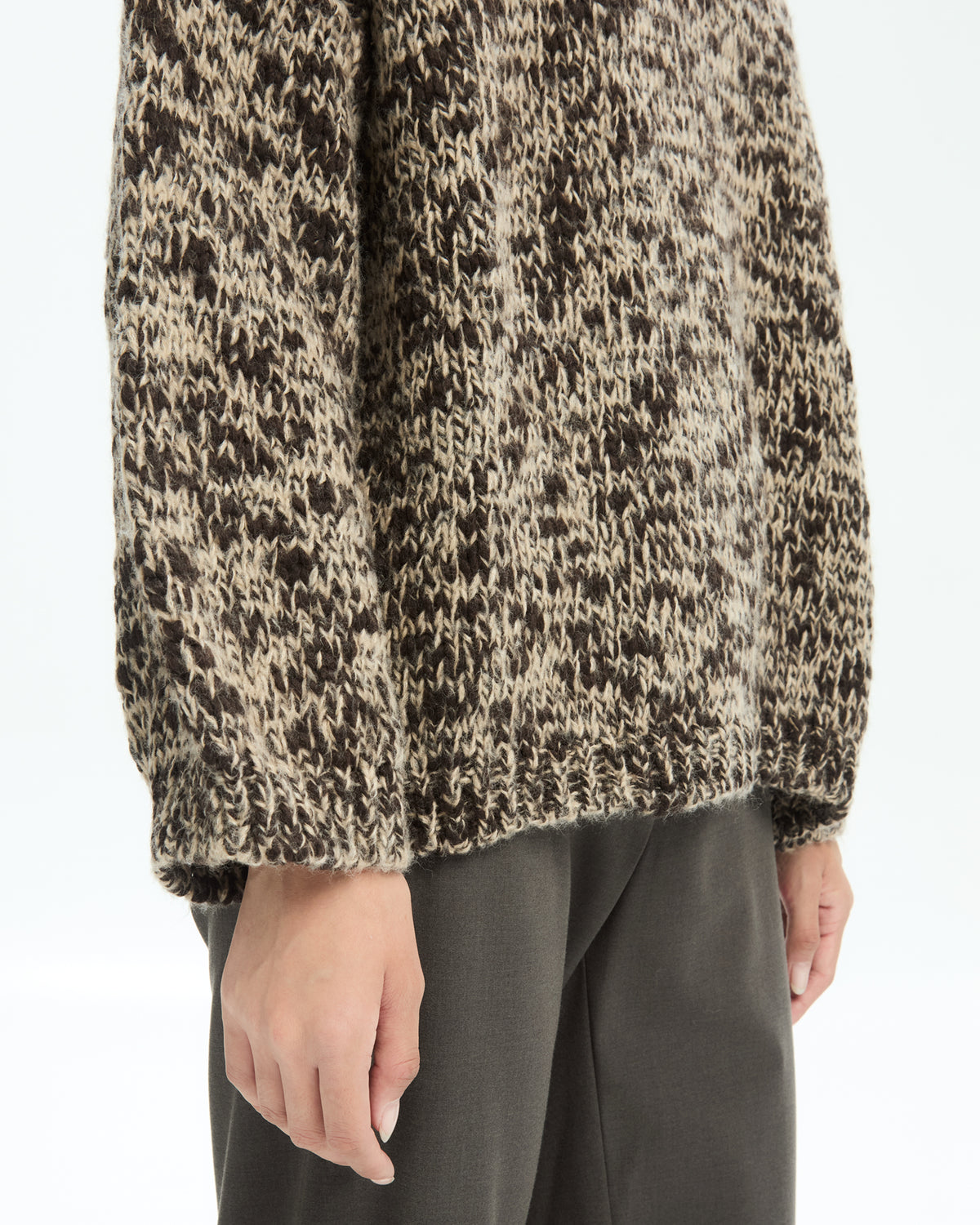 MLO Maglia oversize in maglia mélange