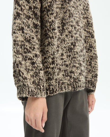 MLO Maglia oversize in maglia mélange