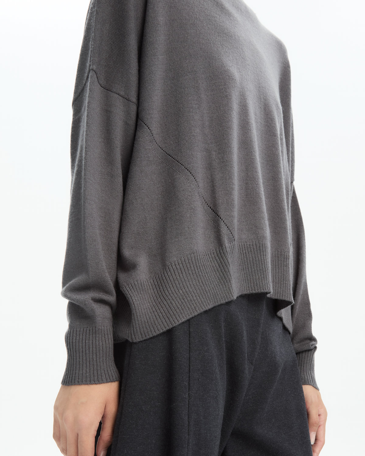 MLO Dolcevita in maglia rasata VERDE