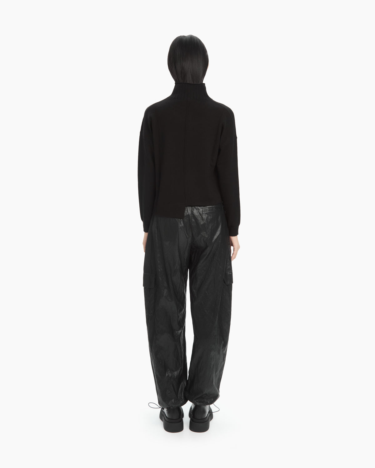 MLO Maglia jacquard tridimensionale NERO