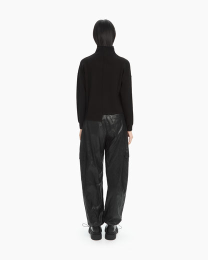 MLO Maglia jacquard tridimensionale NERO