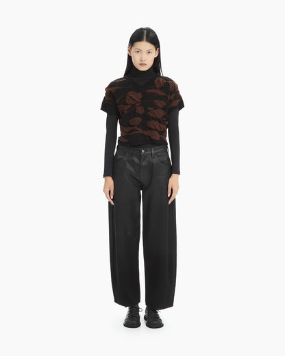 MLO Maglia jacquard tridimensionale NERO