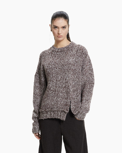MLO Maglia oversize mélange MULTICOLOR