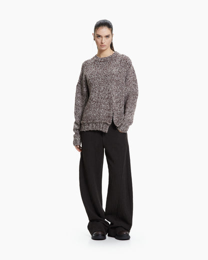MLO Maglia oversize mélange MULTICOLOR
