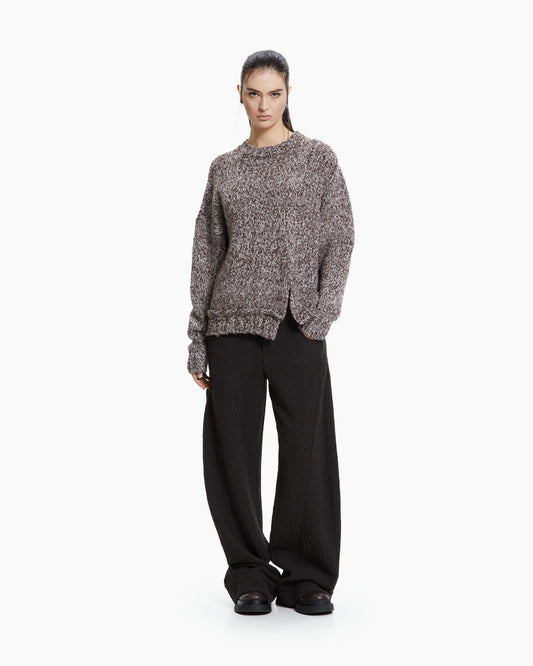 MLO Maglia oversize mélange MULTICOLOR