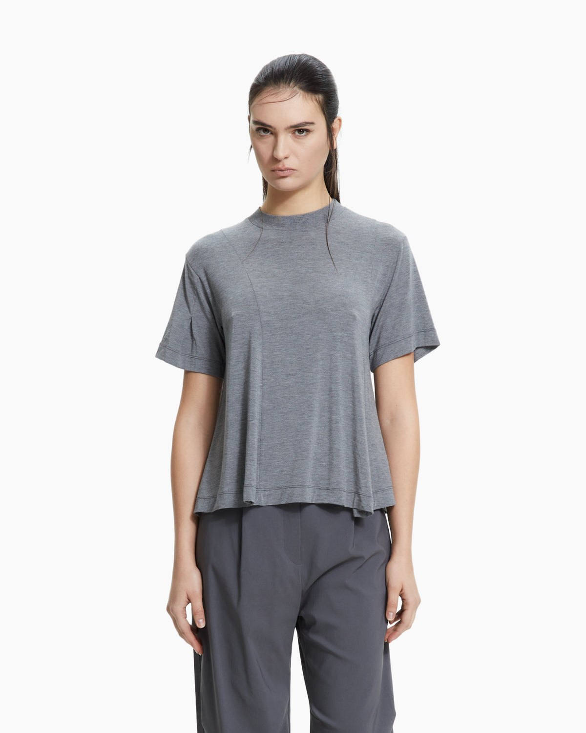 MLO T-shirt fluida  GRIGIO