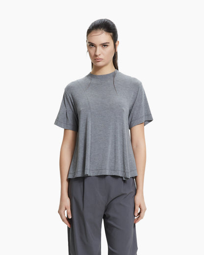MLO T-shirt fluida  GRIGIO