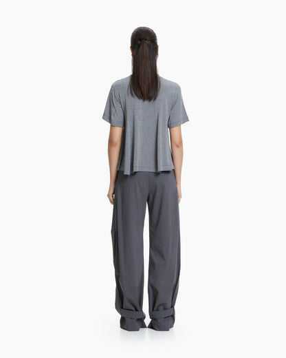 MLO T-shirt fluida  GRIGIO