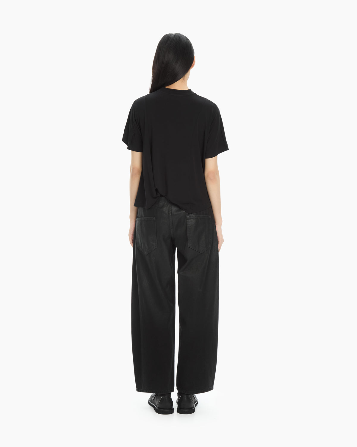 MLO T-shirt fluida  NERO