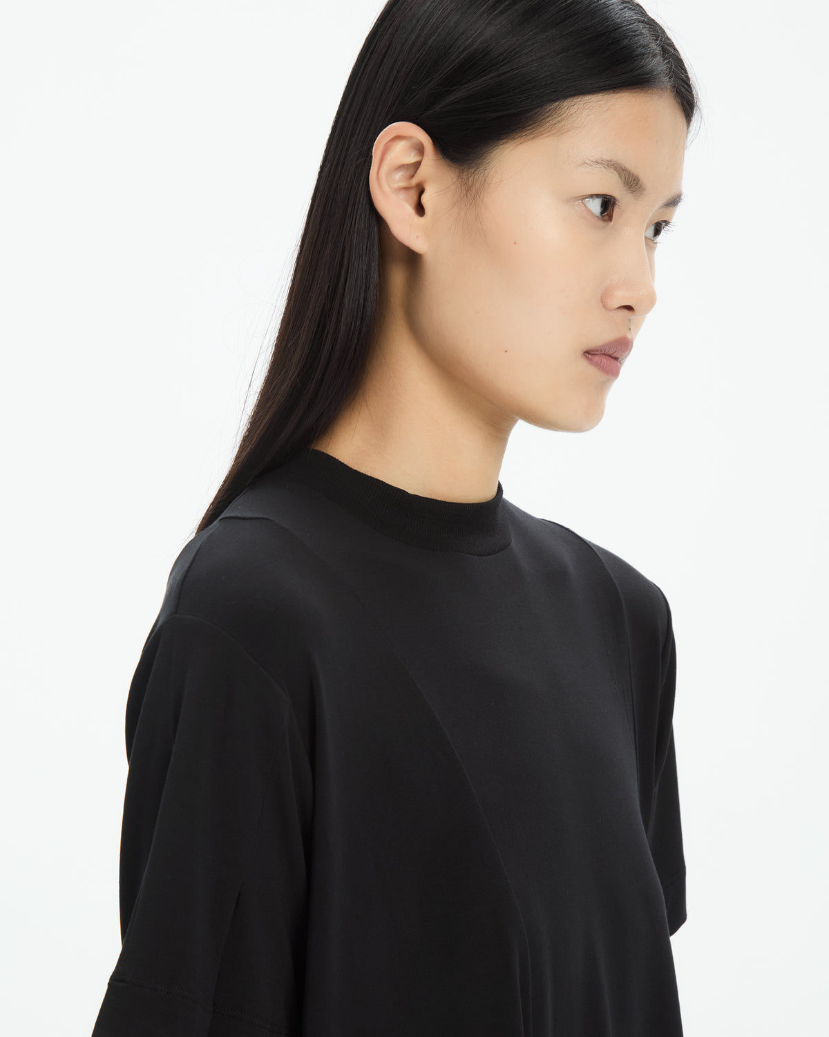 MLO T-shirt fluida  NERO