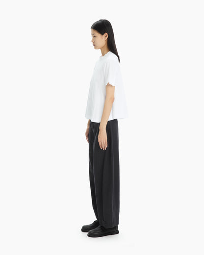 MLO T-shirt svasata BIANCO