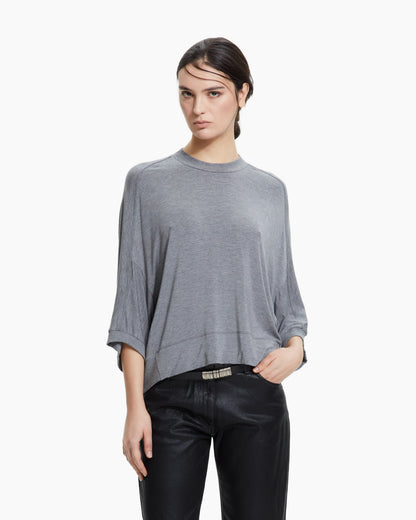 MLO Maglia fluida oversize GRIGIO
