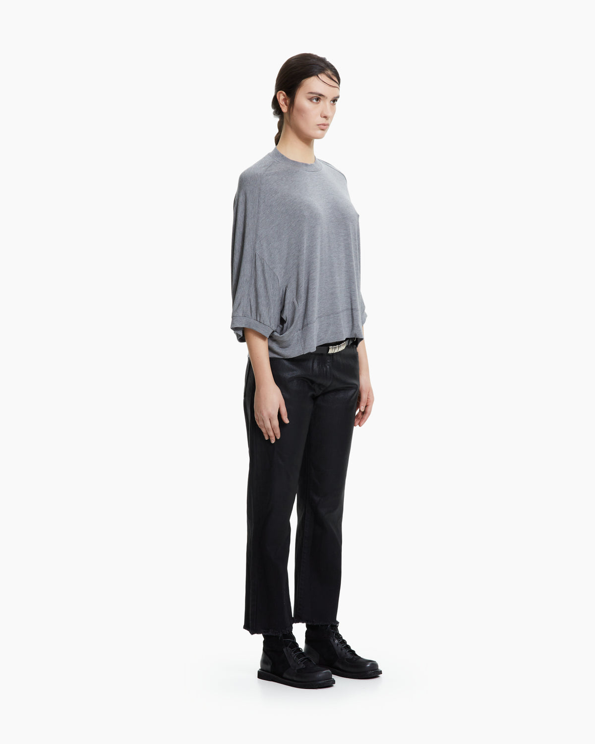 MLO Maglia fluida oversize GRIGIO