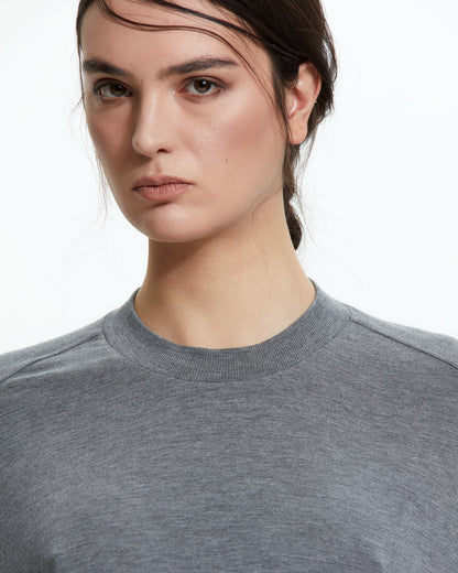 MLO Maglia fluida oversize GRIGIO