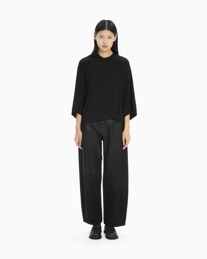 MLO Maglia fluida oversize NERO