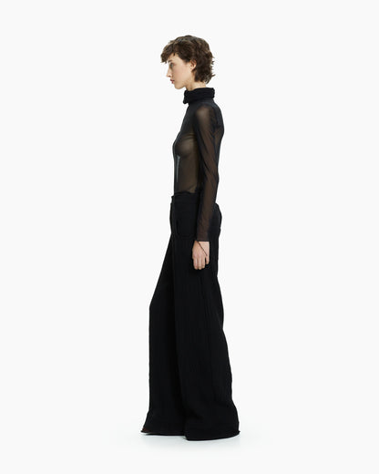 MLO Top in tulle NERO