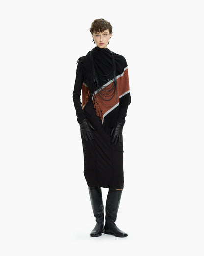 MLO Maglia lunga aderente NERO