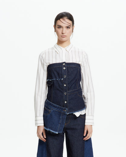 MLO Corsetto decostruito BLU