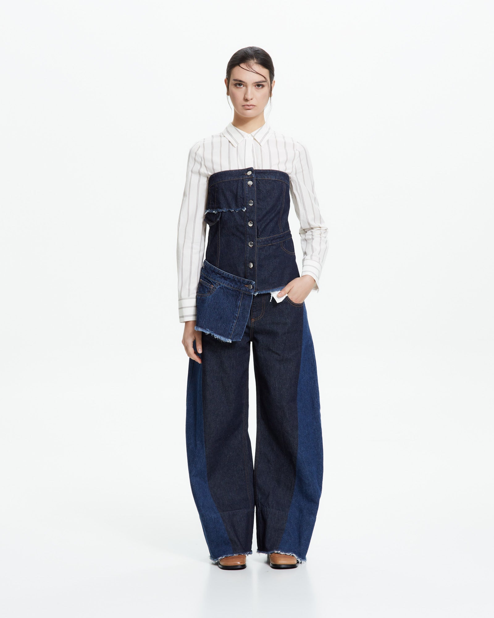 MLO Corsetto decostruito BLU
