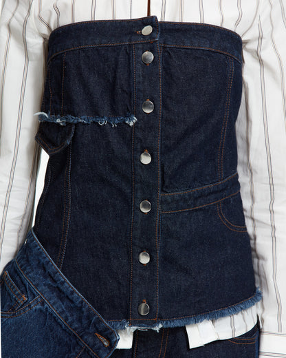 MLO Corsetto decostruito BLU