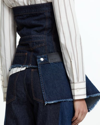 MLO Corsetto decostruito BLU