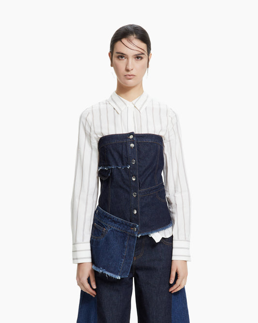 MLO Corsetto decostruito BLU
