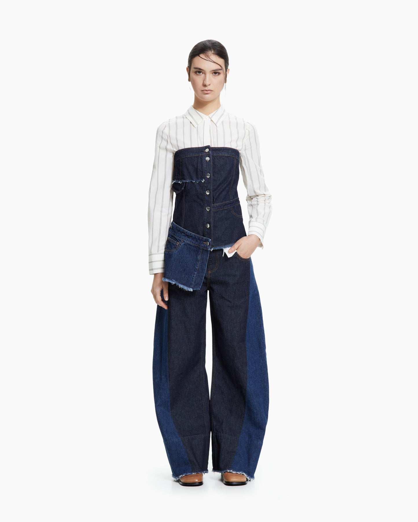 MLO Corsetto decostruito BLU