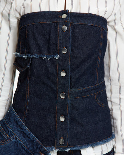MLO Corsetto decostruito BLU