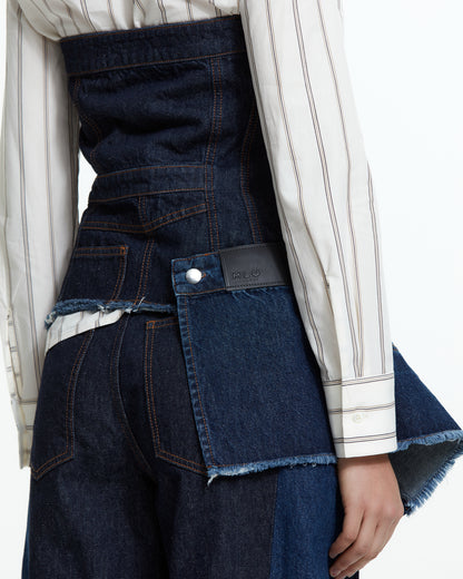 MLO Corsetto decostruito BLU