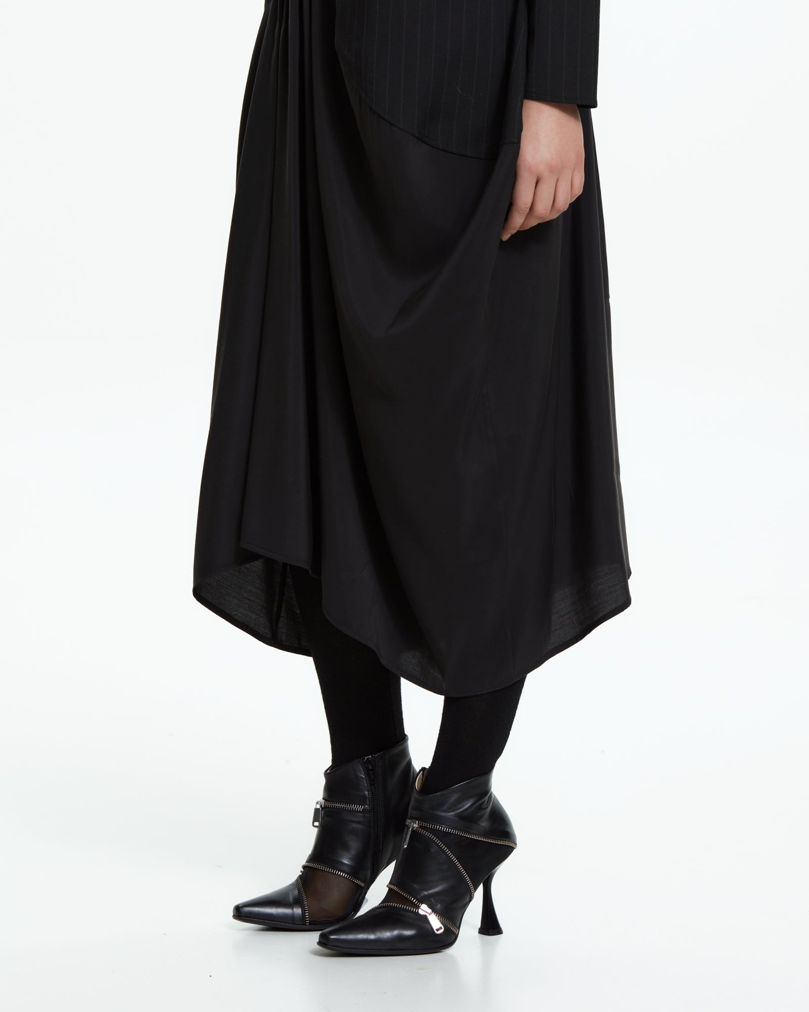 MLO Abito drappeggiato NERO