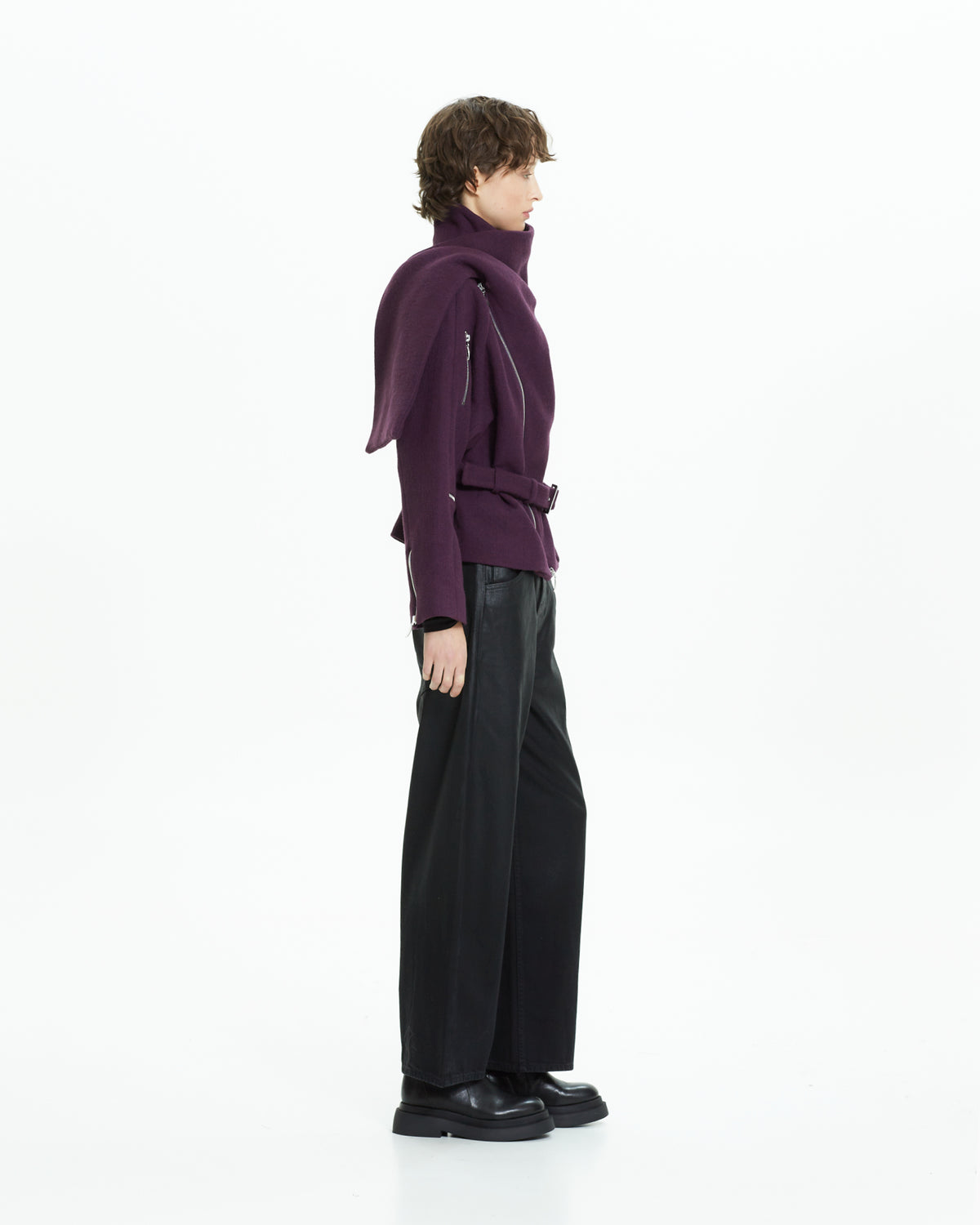 MLO Giacca corta con zip ROSA