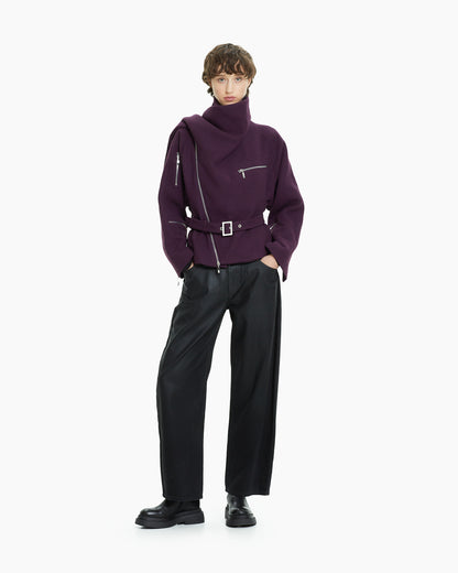 MLO Giacca corta con zip ROSA