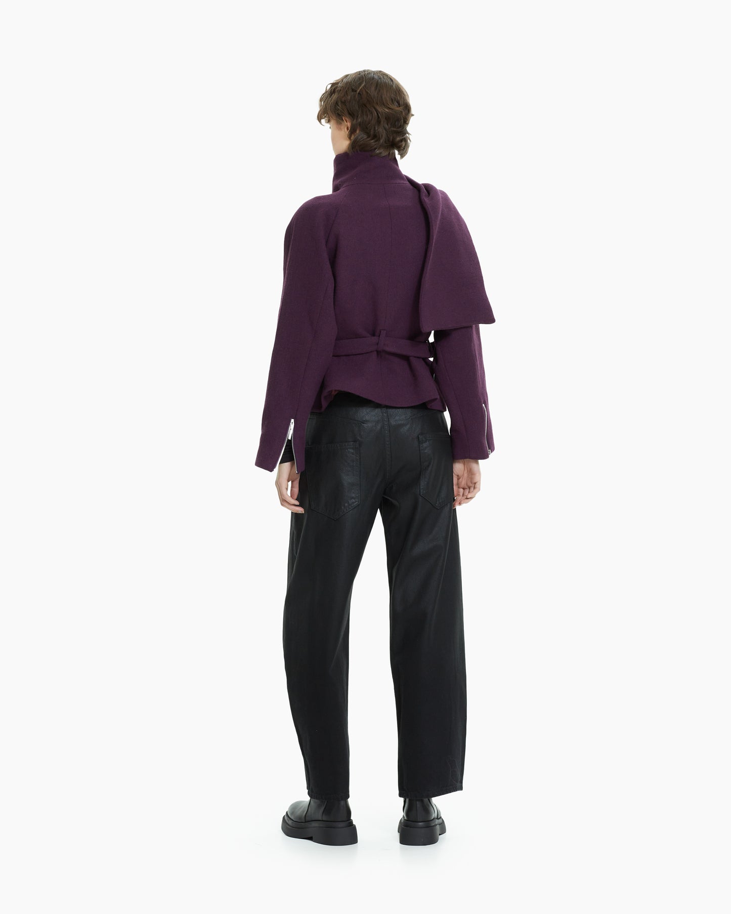 MLO Giacca corta con zip ROSA