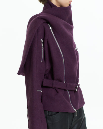 MLO Giacca corta con zip ROSA