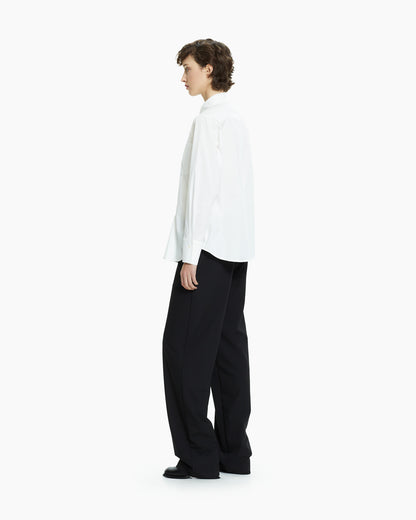 MLO Camicia con tagli asimmetrici BIANCO