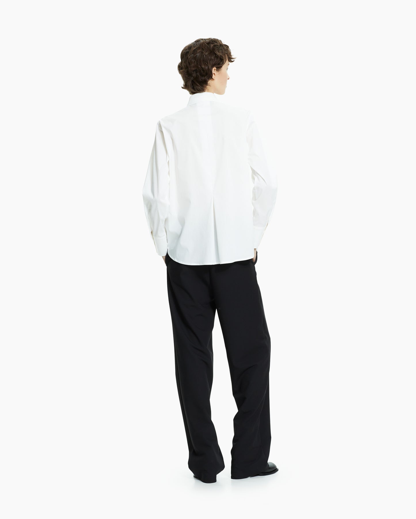 MLO Camicia con tagli asimmetrici BIANCO