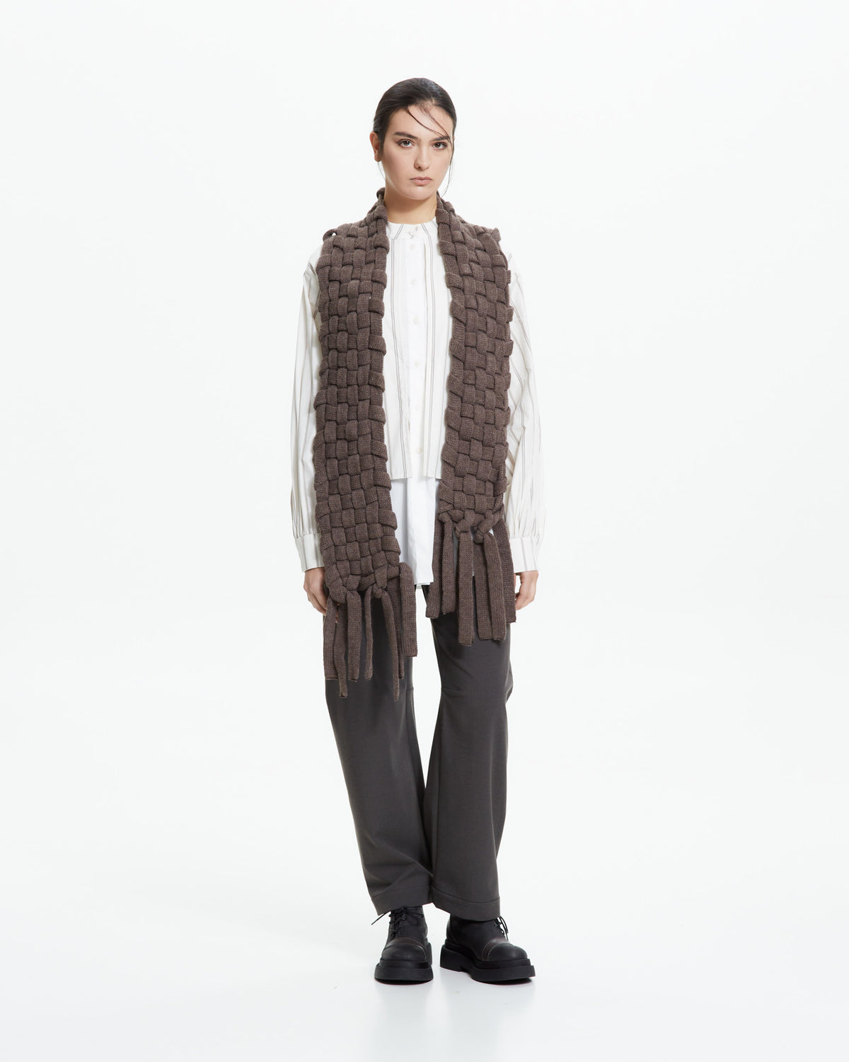 MLO Camicia layered gessata MULTICOLOR