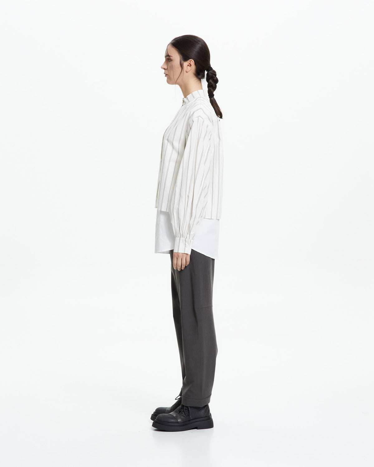 MLO Camicia layered gessata MULTICOLOR