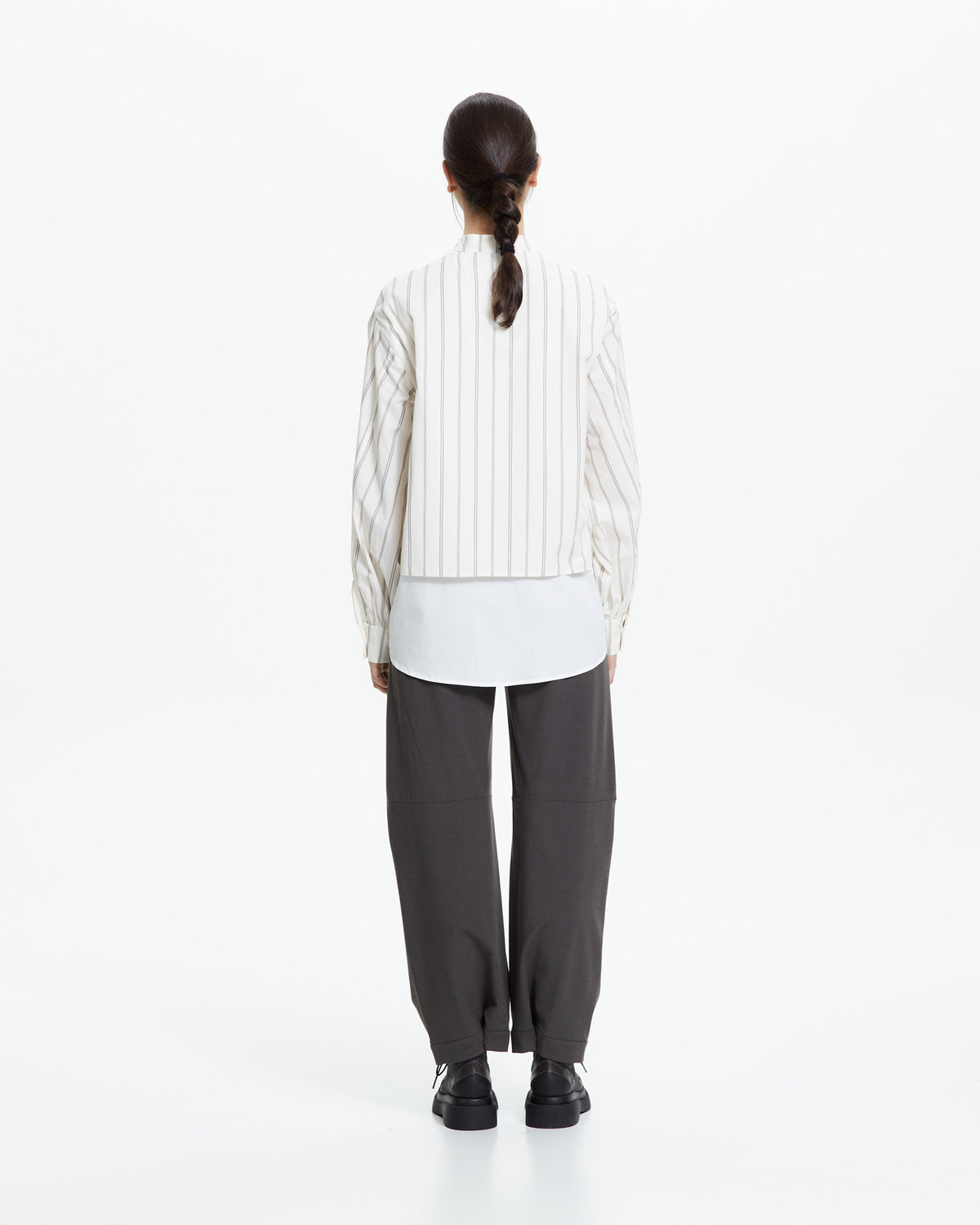 MLO Camicia layered gessata MULTICOLOR