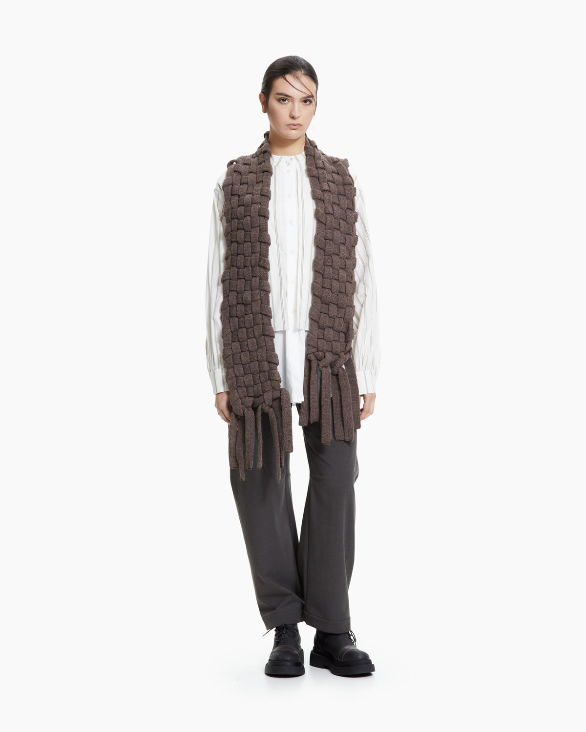 MLO Camicia layered gessata MULTICOLOR