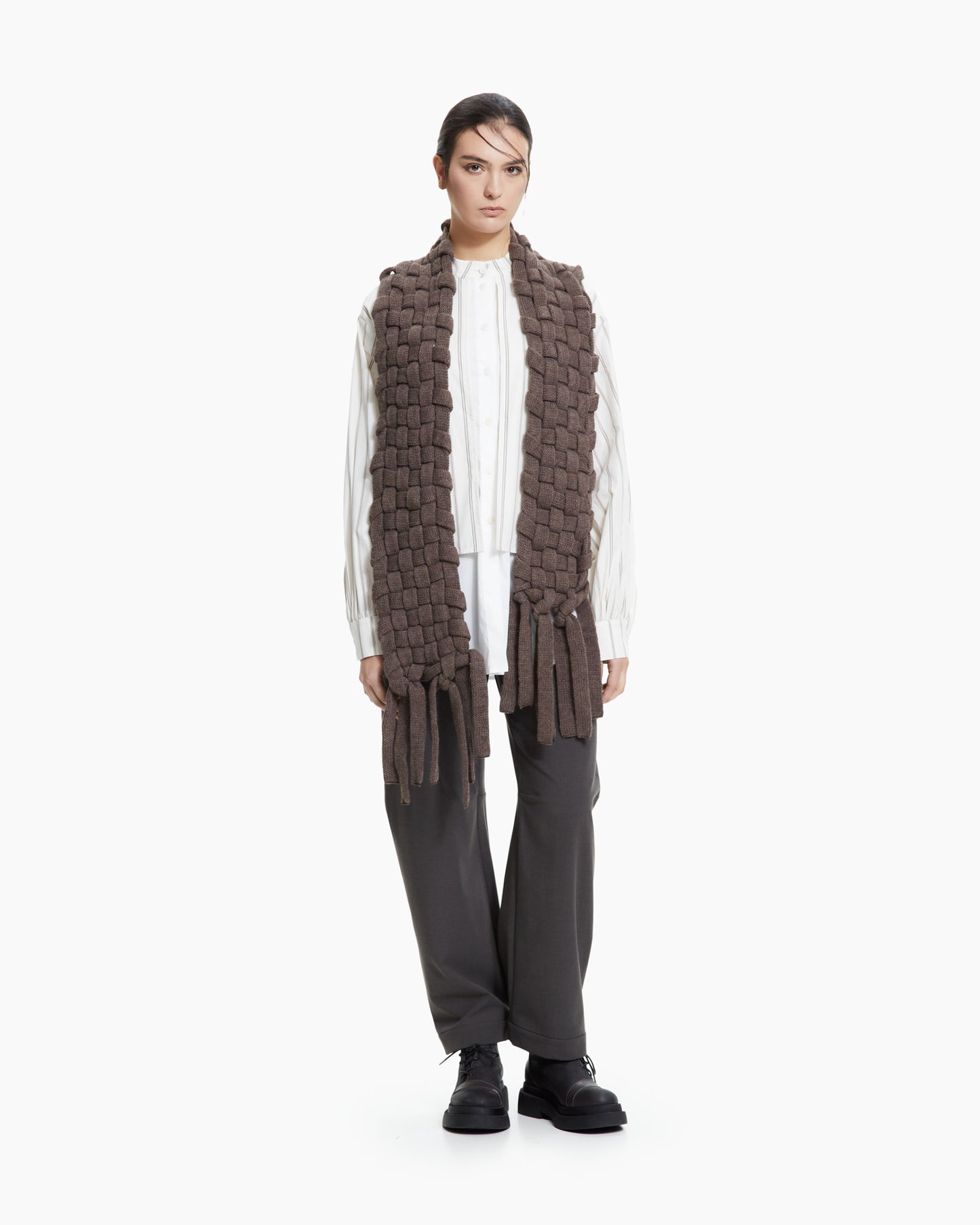 MLO Camicia layered gessata MULTICOLOR