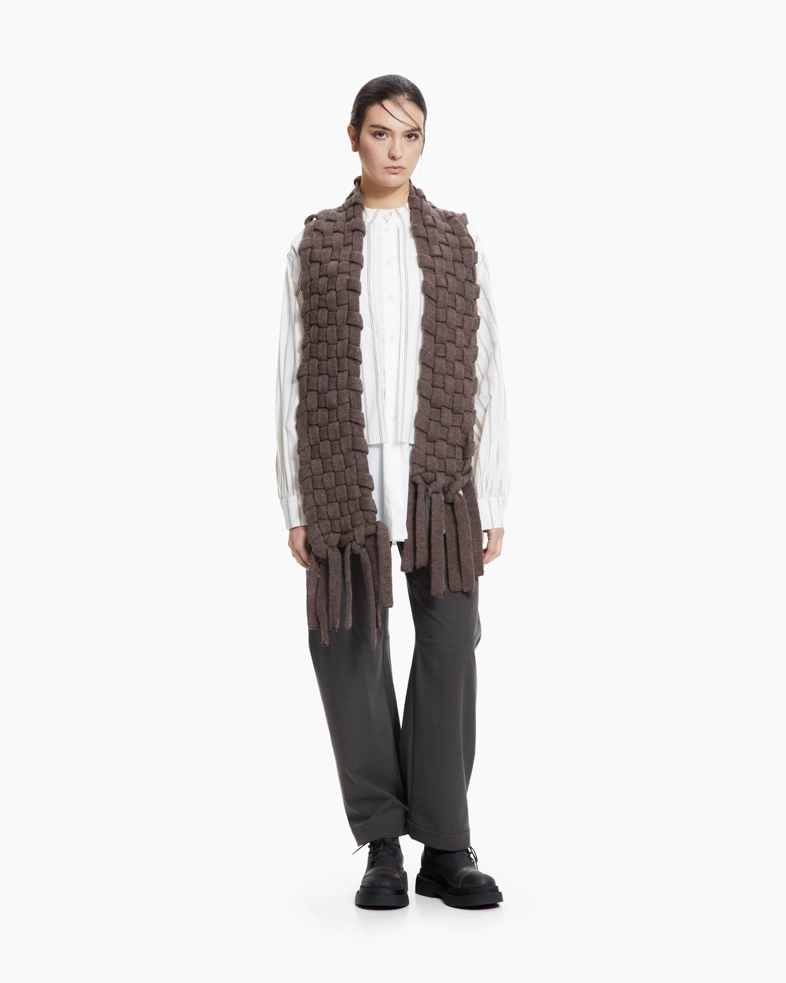 MLO Camicia layered gessata MULTICOLOR