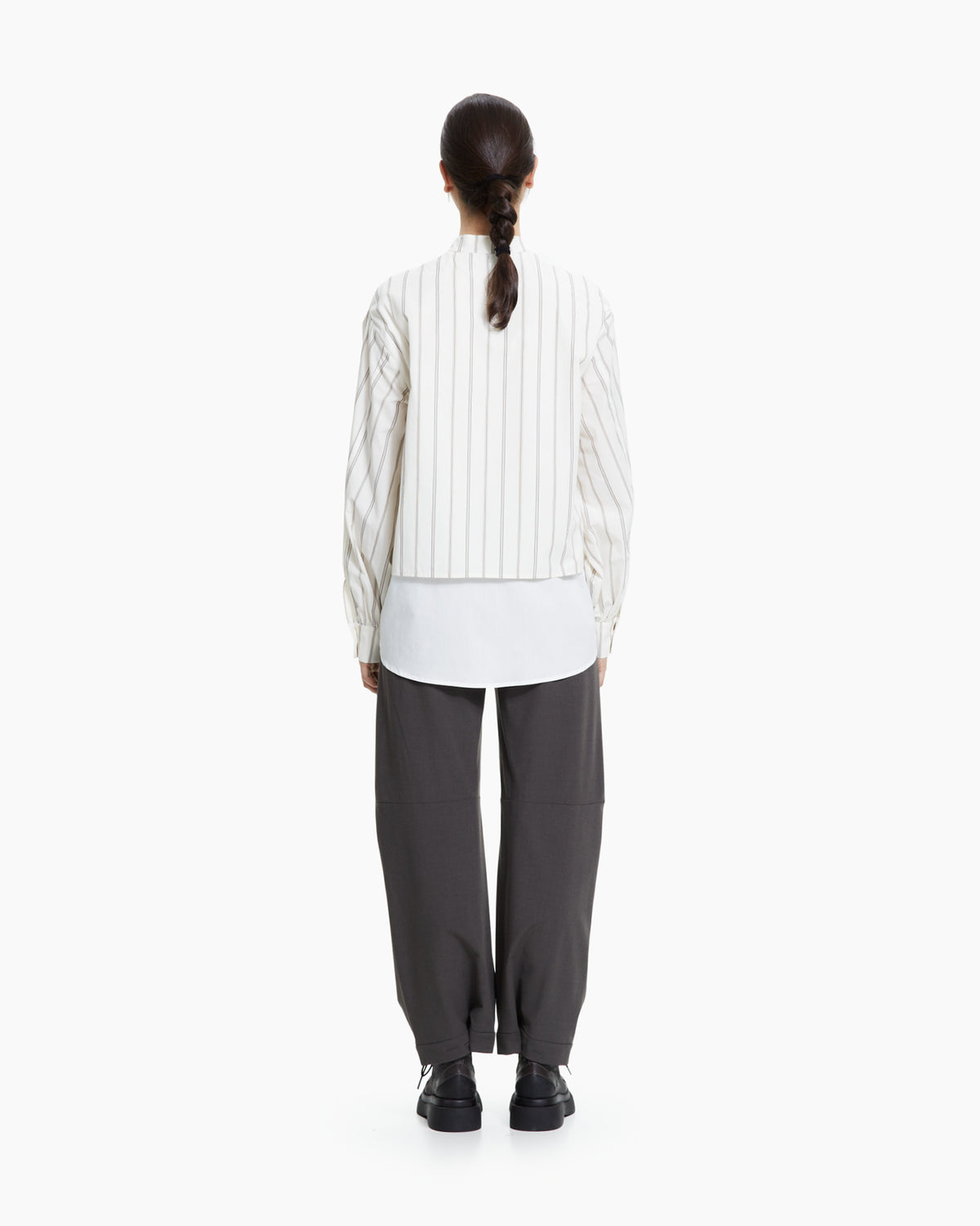 MLO Camicia layered gessata MULTICOLOR