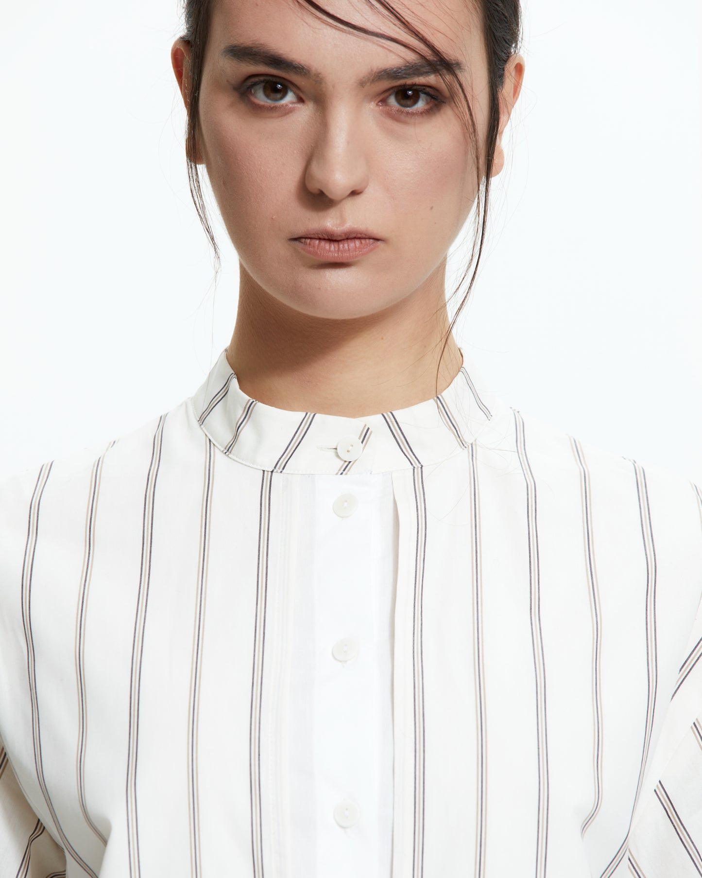 MLO Camicia layered gessata MULTICOLOR