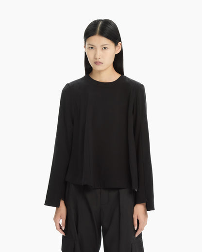 MLO Blusa fluida NERO