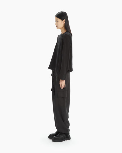 MLO Blusa fluida NERO