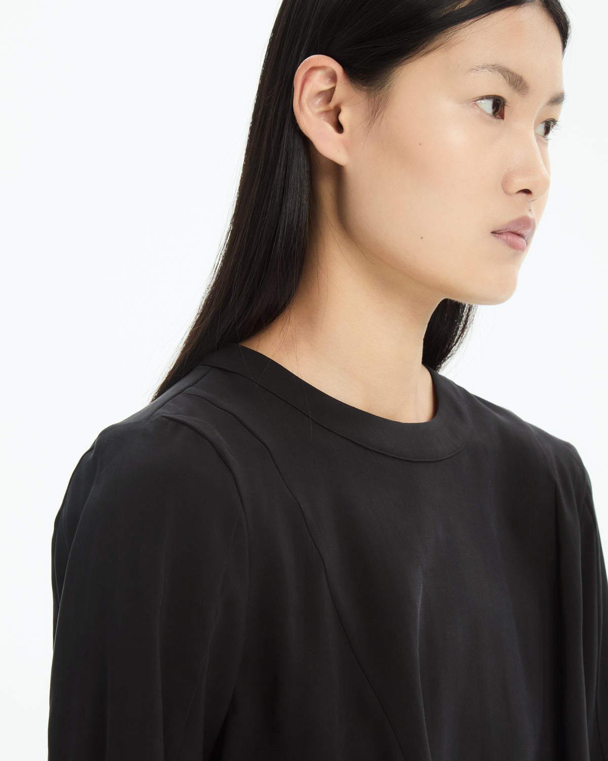 MLO Blusa fluida NERO